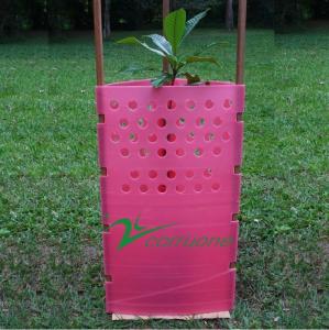 China Customized Colour Corrugated Plastic Tree Guard for High-Density Tree Protection on sale