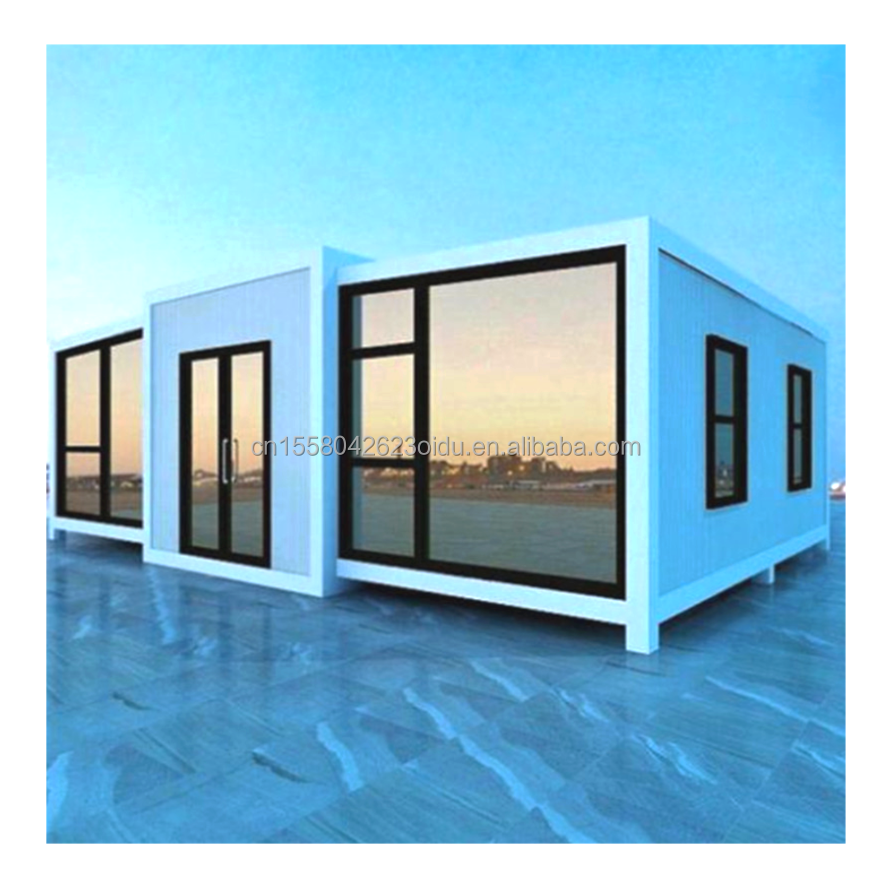 Aluminum Alloy Windows Modern Design 40ft 20ft Movable Prefab Container House Expandable and Foldable Steel for Outdoor