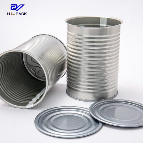 Quality 350ml Bean Nut Tin Can for Pet Food Packaging with Easy Open Lid for sale