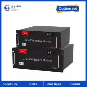 LiFePO4 Lithium Battery 48V 100AH 200AH OEM ODM Lithium Ion BMS Rechargeable Energy Storage Battery For EV/RV/Golf Cart
