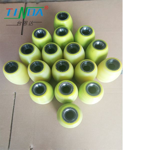 Customized Polyurethane Small Drum Rubber Roller Wheel Mecanum Wheel Roller