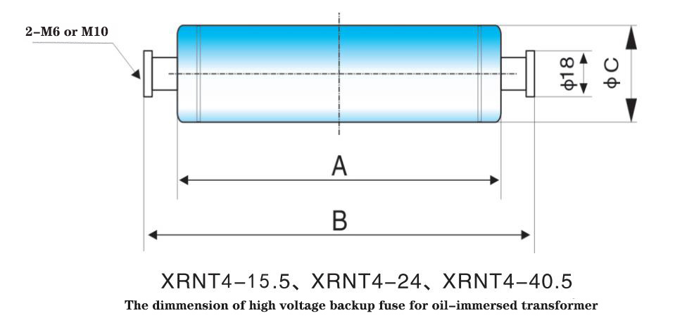 Oil-Immersed Type Transformer Protection High Voltage Limit Current Fuse Backup Fuse Bay-O-Net Fuse Elsp Fuse Cbuc23150d100