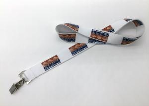 China Popular customized lanyards with heat transfer logo for exhibitions wholesale