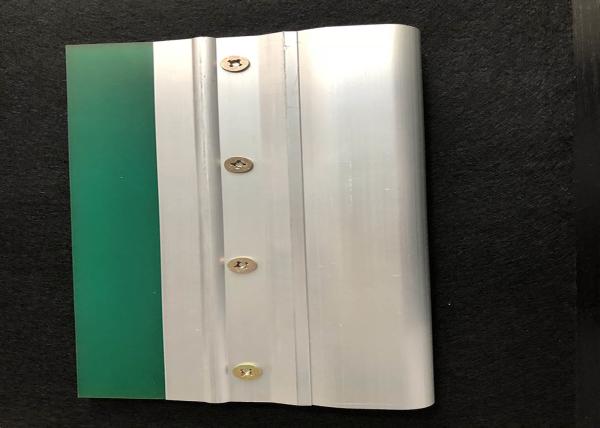 Quality 86 mm ×1.0 mm Screen Printing Squeegees Materials Aluminum Handle Squeegee Green Color for sale