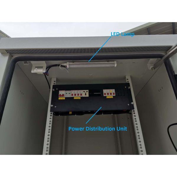 19 Inch Rack 41U 220VAC Weatherproof Telecom Enclosure