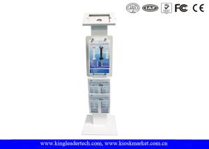 Lockable Kiosk Freestanding Secure Ipad With Logo Panel Leaflet Rack