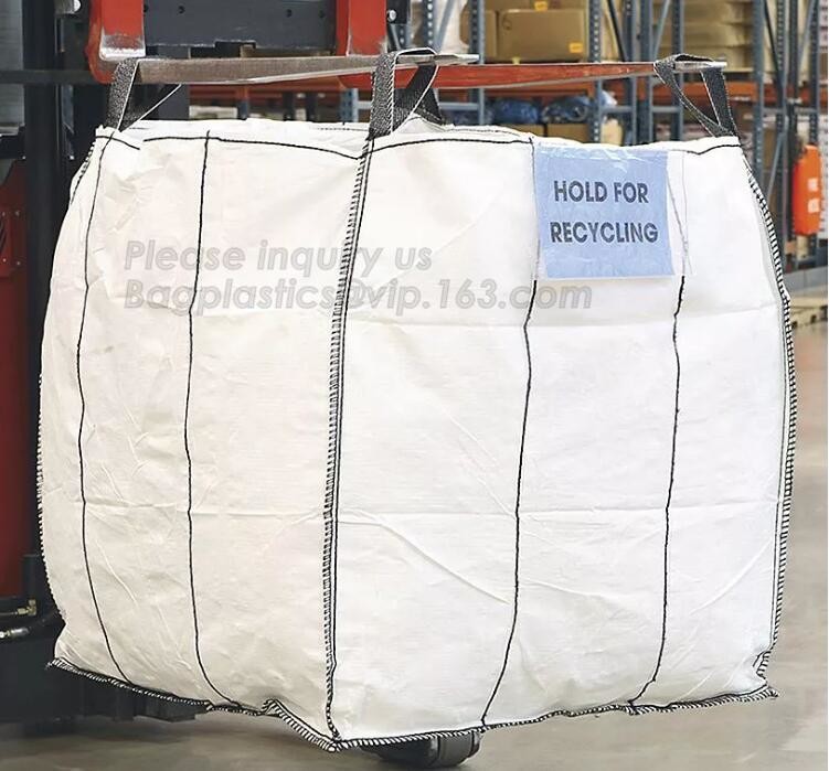 customizable PP u-panel baffle big bag /coated white woven PP jumbo bag/ventilated 4 panel baffle bag/all colors availab