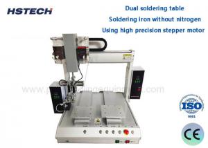 China Dual Table 2 Soldering Iron Double Temperature Controller Automatic Solder Robot HS-S331R on sale