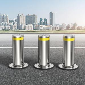 China Driveway Parking Removable Pneumatic Hydraulic Rising Bollards Automatic Stainless Steel wholesale