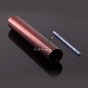 China Customize Length Round Curtain Rod Sand Red Blasting Aluminum Profile wholesale