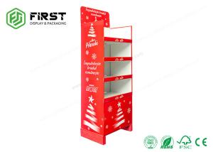 Custom CMYK Printing Foldable POP Paper Cardboard Display Floor Carton Stand