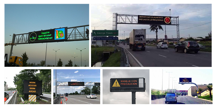 Outdoor P16 ITS Traffic Programmable LED Display Module with 12000cd/m2 Brightness