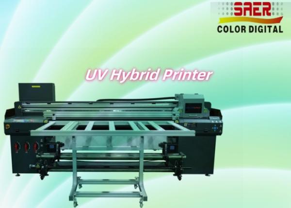 Quality Large Format Hybrid UV Roll To Roll  And Flatbed Printer Multi Functional Inkjet Printer for sale