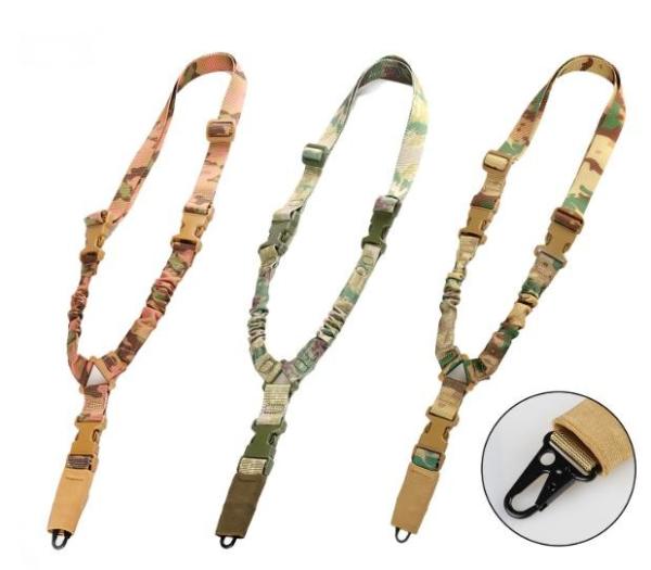 Quality Single-Point Tactical Rifle Sling Multi-Function Adjustable Crossbody Strap for sale