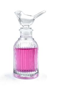 China 100ml Decorative Reed Diffuser Bottles / Essential Oil Diffuser Bottles With Bird Cap wholesale