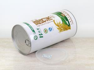 China CMYK 4 color offset printing Paper Composite Cans For Baby Foods , Easy Open Lid wholesale