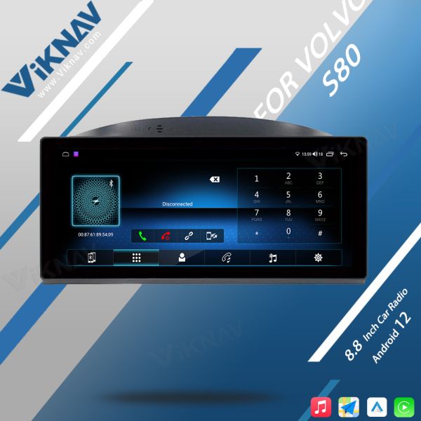2012 2013 2014 2015 Autoradio Volvo S80 Radio Android 8.8 Inch LCD Head Unit