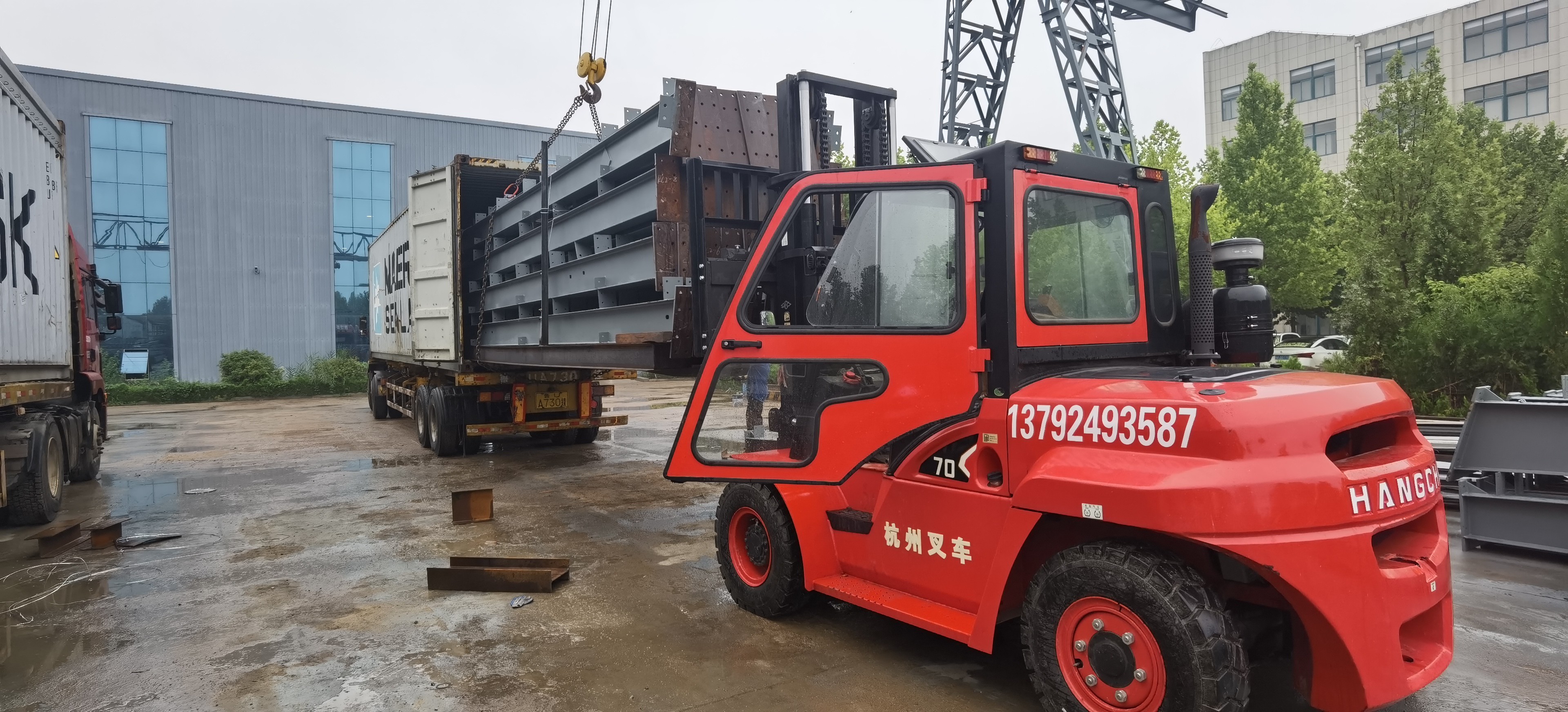 CE Professional Steel Structure Production Company Construction Workshop