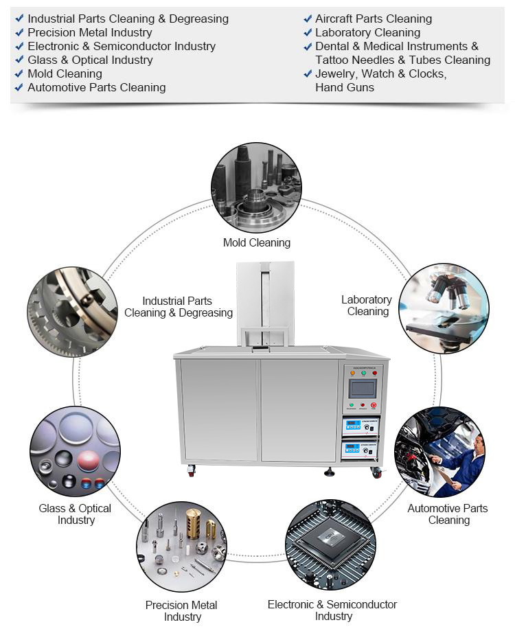 Paint Removal Industrial Ultrasonic Cleaner For Surface Pretreatment New Coating