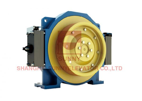 Quality 630kg Elevator Traction Motor / Gearless Lift Traction Machine Motor for sale