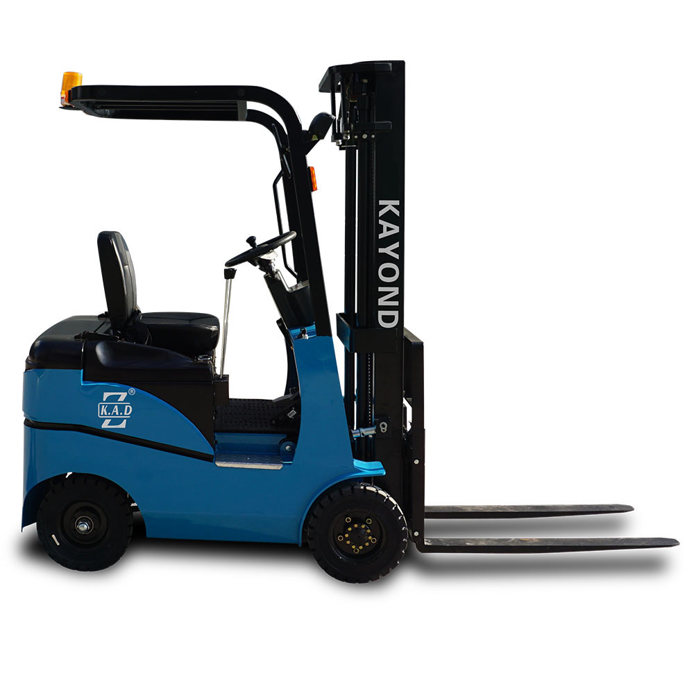 1.5 Ton 2 Ton Electric Forklift Truck 3 Meter Solid Rubber Wheels