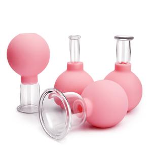 China ４Pcs Silicone Cupping Therapy Sets Massage Cellulite Cupping Set Silicone Cupping Set Silicone wholesale