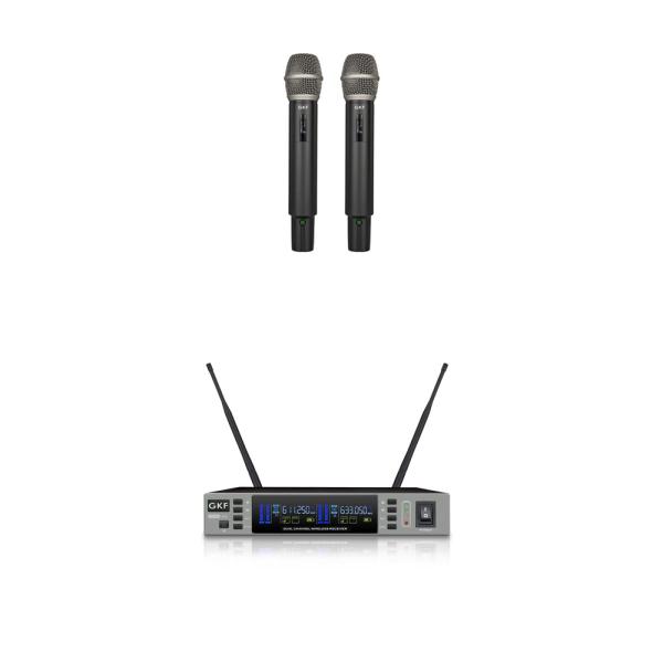 Quality Wireless Dynamic UHF Microphone System High Fidelity Sound Head Prevent Screaming for sale