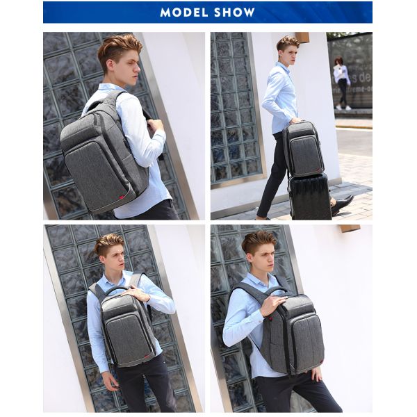 25 Litre Computer Interlayer USB Charging Anti Theft Waterproof Backpack
