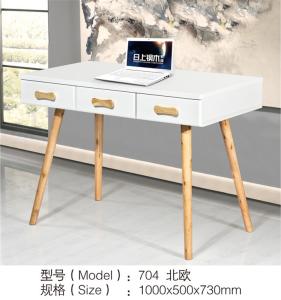 MDF Painted Desktop Computer Table Medium Density Fiberboard Material