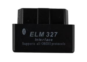 China Super MINI ELM327 Bluetooth Version OBD2 Diagnostic Scanner Firmware V2.1 in Black Color wholesale