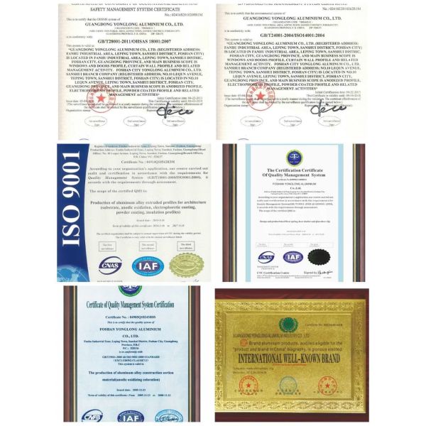 RAL Colour Powder Coated Aluminium Extrusions Highly Glossy / Matte