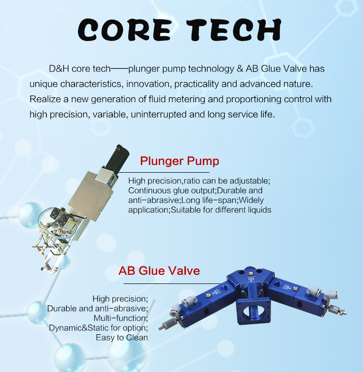 Visual AB Potting Machine CCD For Epoxy Glue Dispensing Metering