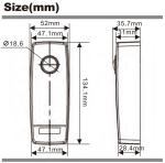 Wireless 30m Operating Distance Photocell Safety Beam Sensor CE FCC