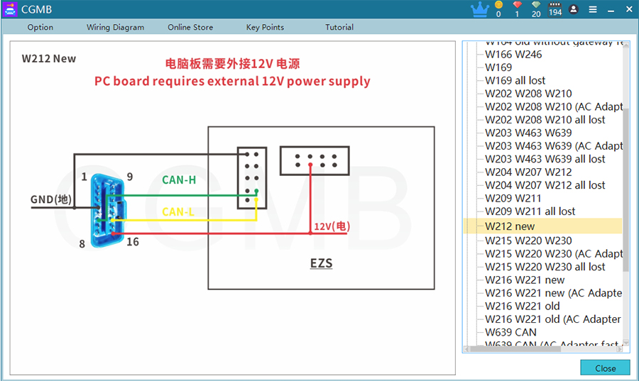 CGDI Prog MB for Benz Car Key Add Fastest for Benz Key Programmer Support All Key Lost with NEC Adapter