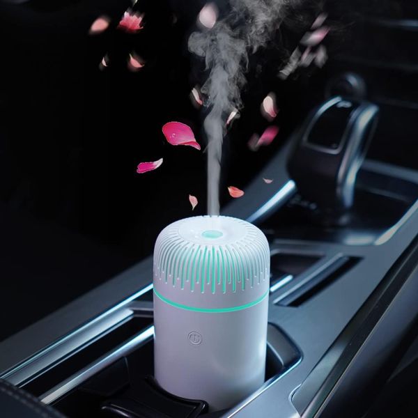 100ml Portable Modern Led Colorful 5V Usb Mini Car Aroma Essential Oil Diffuser Mist Air Humidifier Purifier Air Freshener