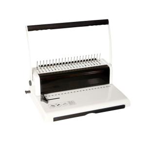 China 500 Sheets Notebook Comb Binding Machine With 14.3mm Pitch wholesale