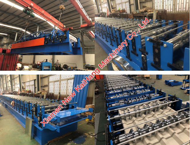Double Layer Roll Forming Machine , Metal Roofing Roll Former With Tooling