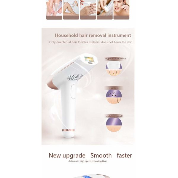 PSE Painless 400000 Flashes handheld laser hair removal device