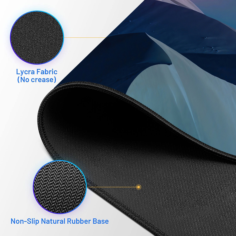 Private Mold Sun Mouse Pad Custom Art Printing Gaming Mousepad with Natural Rubber