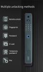 Tuya 6068 Mortise Android Controlled Door Lock Fingerprint Code Card Key
