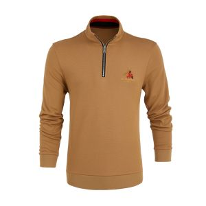 Unisex Long Sleeve Polo Shirt In Polyester With Sublimation Printing