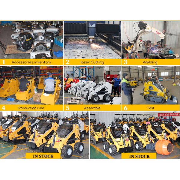 EPA EURO5 Construction Wheel Loader diesel China Skid Steer Loader