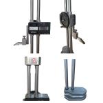 Two Column 0-12in Electronic Digital Height Gauges With Large LCD Screen