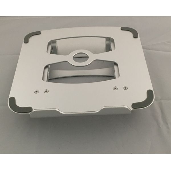 Custom CNC Lathe Machining Metal Laptop Stand Aluminum Cell Phone Stand 3.0mm