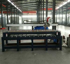 China Thin Metal Plate Seam Auto Welding Machine MIG Splicing 3000mm Metal Plate Welding Machine wholesale