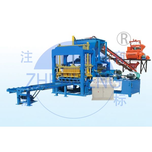 Automatic 15MPa QT4-15 Hydraulic Block Making Machine High Frequency Vibration