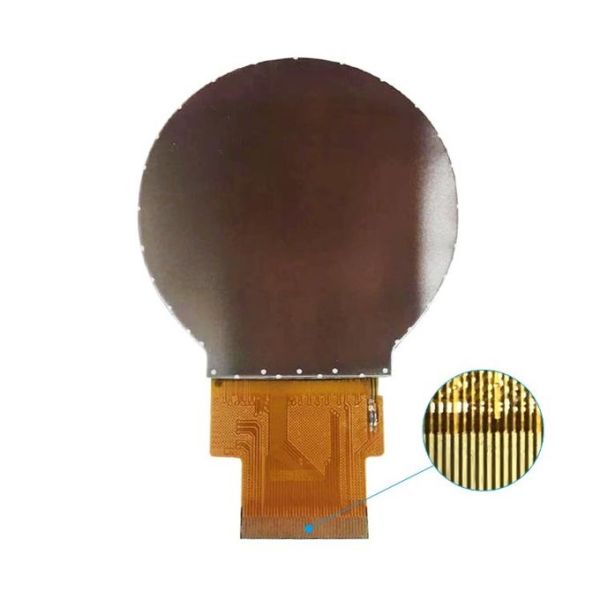 Mipi RGB Interface 3.3Volt IPS Circular Tft Display
