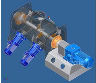 Quality Fast Speed Powder Ploughshear Mixer / Blender With High Shear Agitator for sale
