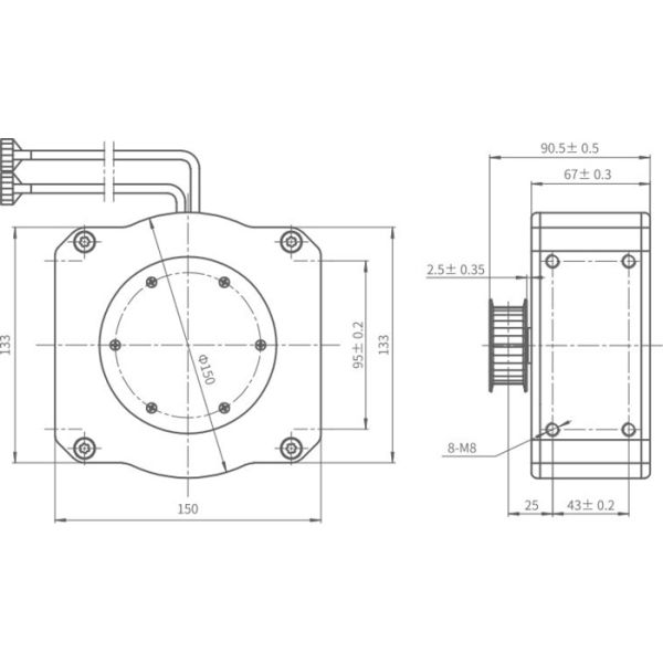 Door Operator Motor for High Performance Permanent Magnet Material