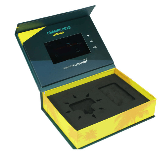 5 inch LCD video display box for business gift